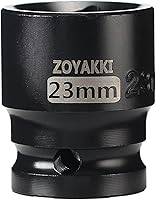 Vista 18 de Enchufe de impacto profundo de 1/2" x 19 mm de 6 PT, CR-MO, enchufe de tuerca de eje de 1/2 pulgada de 6 puntos para fácil remoción de tuercas