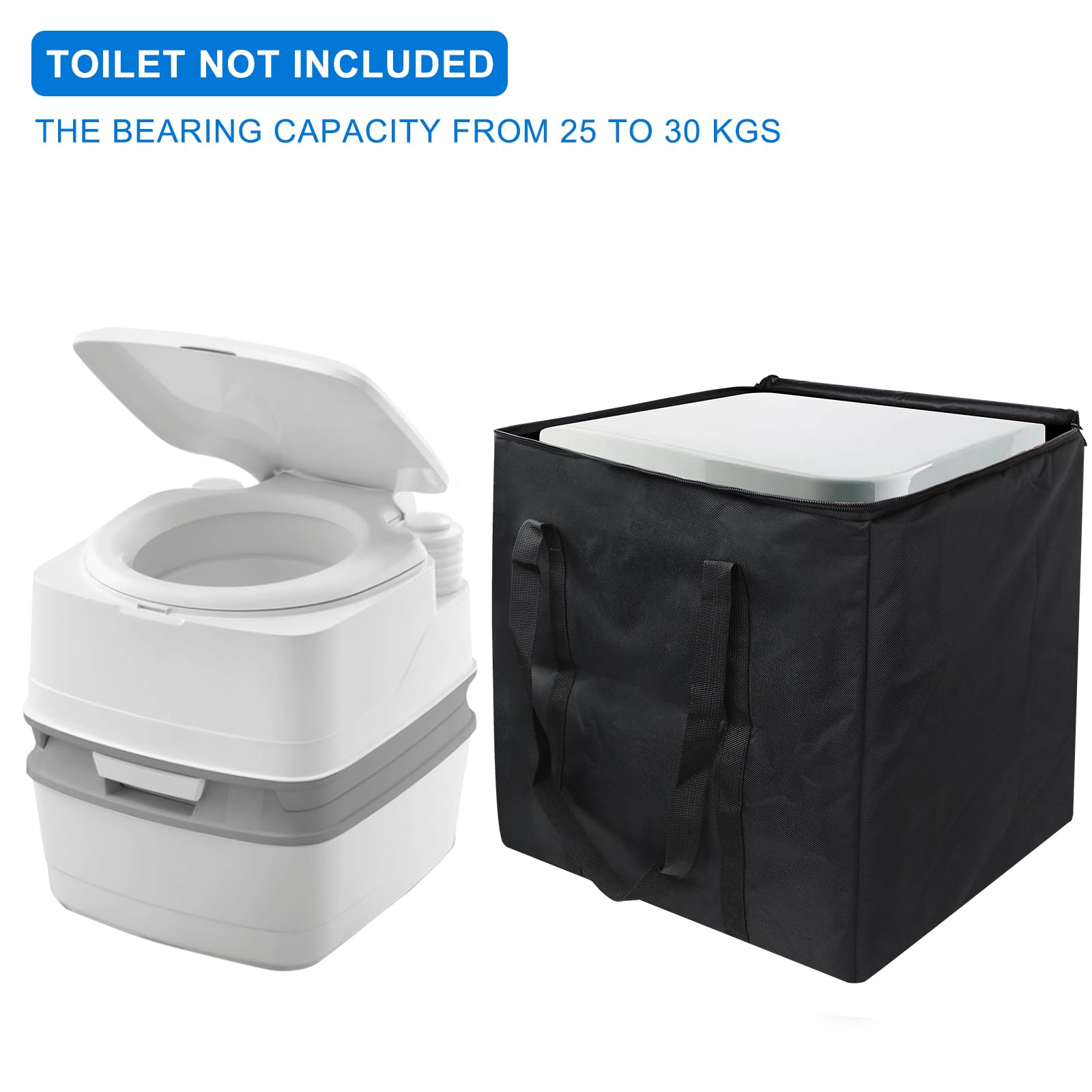 Borsa Trasporto Per WC Portatile Ducksback – Impermeabile In Poliestere 600D, Adatta Per Campeggio E Roulotte, Blu