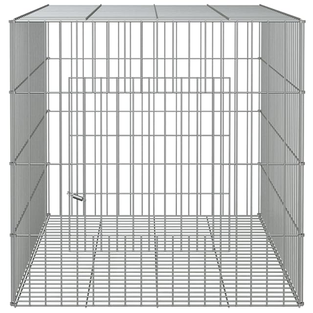 Foto 6 de 7 de vidaXL Jaula para Conejos Madriguera Casa Cobertizo Animales Corral Mascotas Espacio Entretenimiento Descanso…