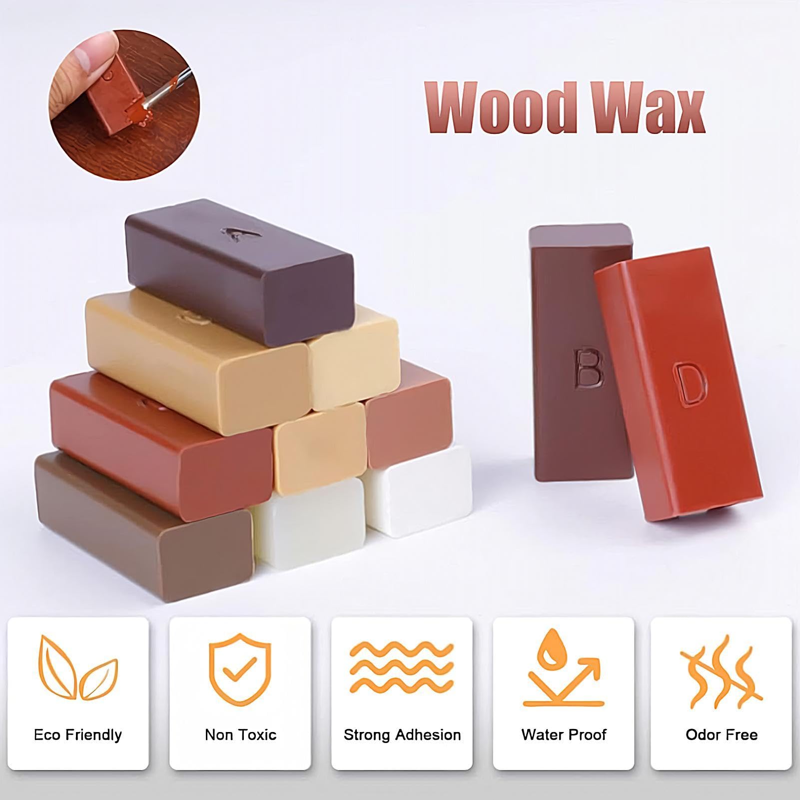 Kit reparación laminado Marcador pintura impermeable y pintable | Kit de reparación para muebles de madera Marcador pintura impermeable y pintable para armario, suelo, cocina, baño, puerta