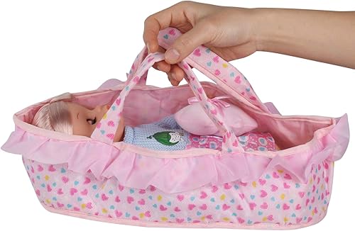 Miniatura 4 de Huang Cheng Toys Bonita manta de cuna de muñeca para muñeca de 10 a 12 pulgadas juguete de simulación