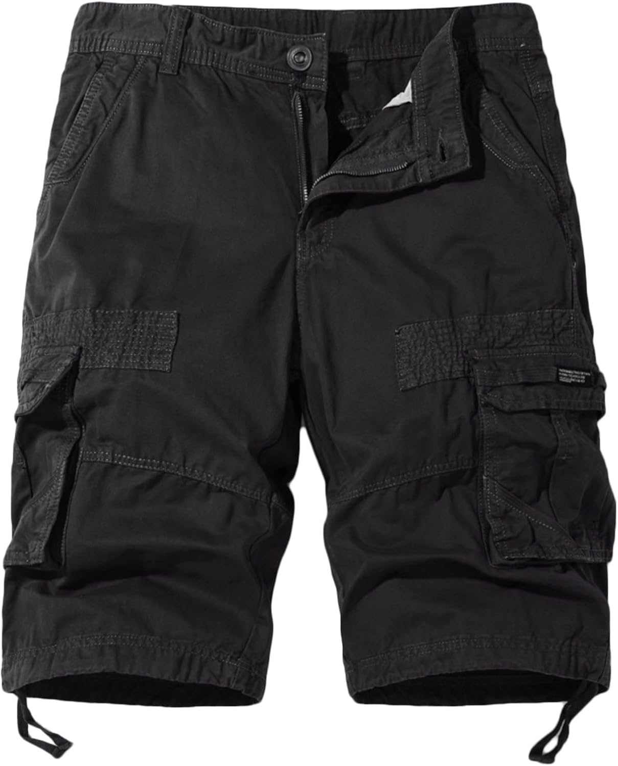 Men's Cotton Twill Cargo Shorts Classic Relaxed Fit Big & Tall Sizes Short Pants Casual Hiking Workout Tactical Shorts