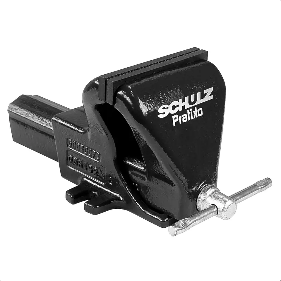 Torno de Bancada Nº 4 – Ferro Fundido Nodular 101,6mm, Base Fixa e Alta Precisão no Aperto de Peças