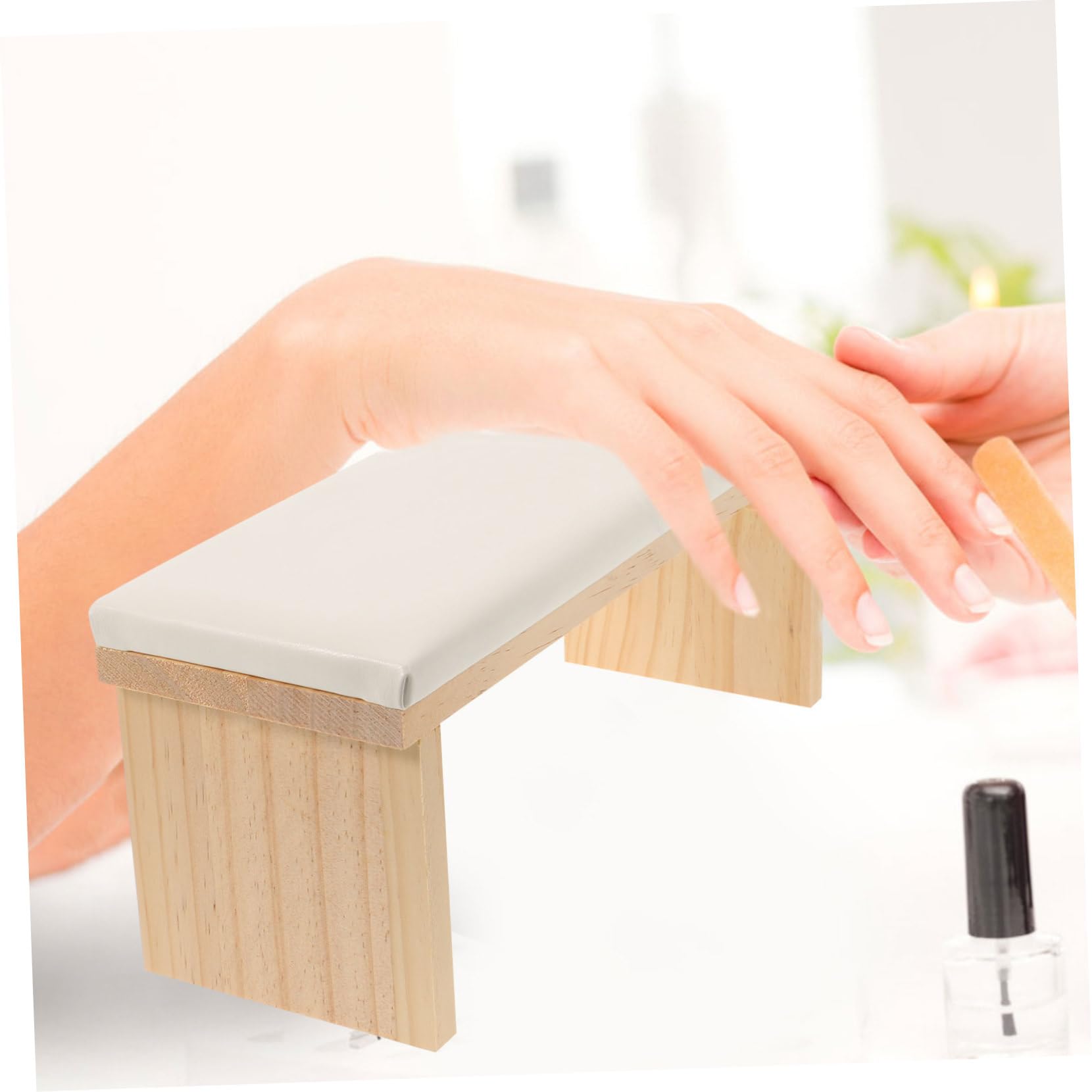 VICASKY Cuscino Poggiamano per Unghie Poggiabraccio per Manicure Cuscino Morbido per Mani da Salone di Bellezza Supporto per Mani per Nail Art Cuscinetto per Manicure