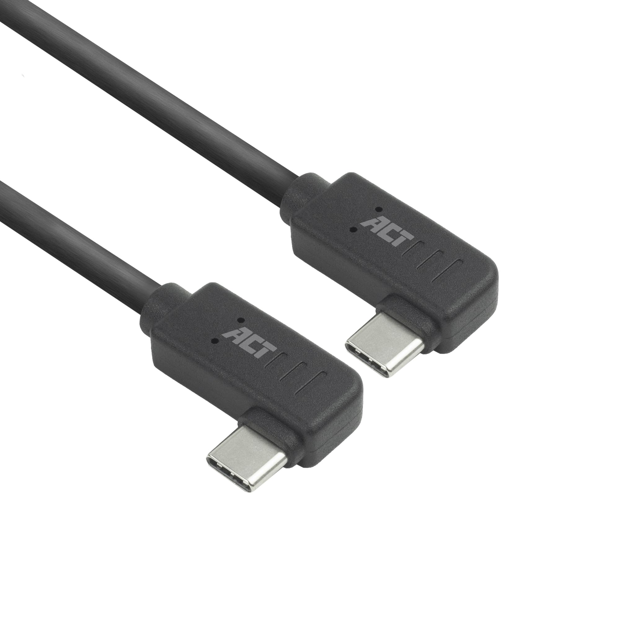 ACT USB C Winkel Kabel 1m PD 60W 90 Grad 10Gbps…