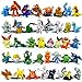 LEXSmith 144 Pcs Anime Figure, Mini Action Figures Monster Toys Set for Pokemon Game Player, Kid's Great Gifts (144)