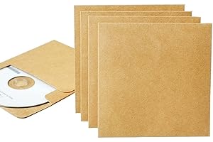 Brown Kraft Paper CD DVD Sleeves: Premium Storage Protection for Your Precious Media