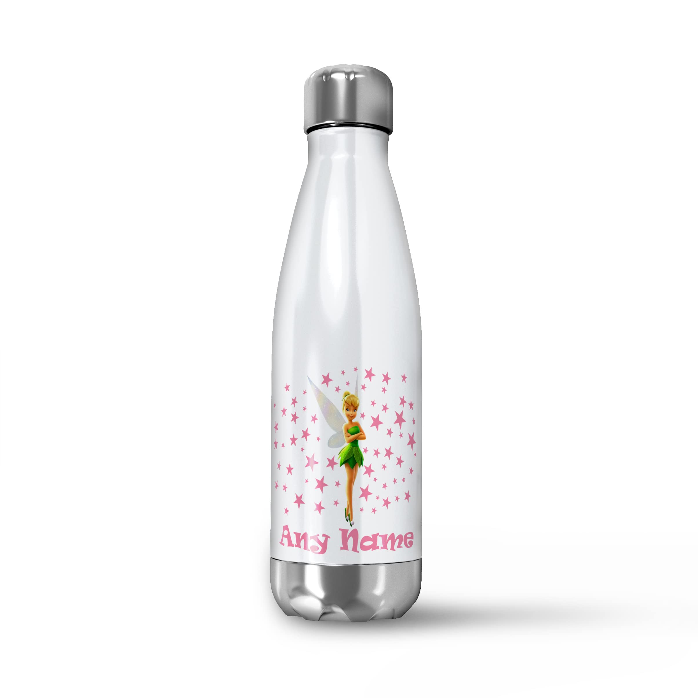 Shires Art PrintingPersonalised Tinkerbell Thermos Bottle (White)