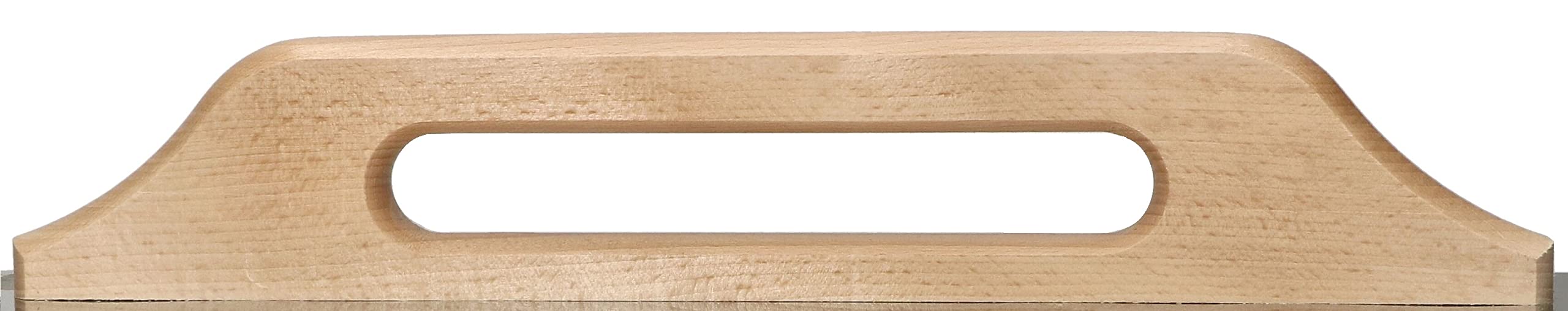 KOTARBAU® Truelle dentelé en acier inoxydable 480 mm de dentition 6 x 6 mm avec poignée en bois