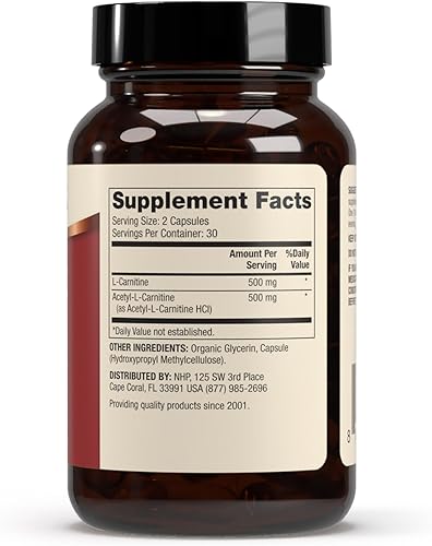 Miniatura 2 de Dr. Mercola Carnitine Complex - Supports Cellular Energy & Brain Function - L-Carnitine & Acetyl-L-Carnitine Blend - Non-GMO - Gluten-Free - 60