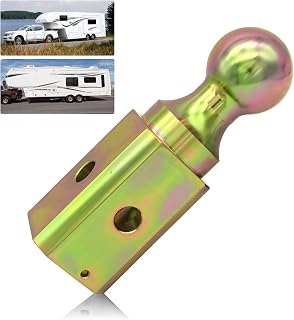 GNXA2000 Gooseneck Turn Over Ball 2-5/16" Replacement Gooseneck Hitch Ball Compatible with B&W Trailer Hitches-1 Year Warranty