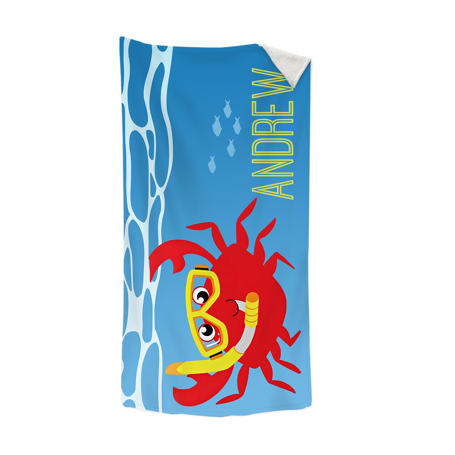 Personalised Microfiber Beach Towel – Quick Dry, Sand Free & Ultra Soft Bath Towel – Custom Name Travel Beach Towel for Swimming, Camping, Yoga, Gym & Pool – Lightweight & Absorbent (Style 4)