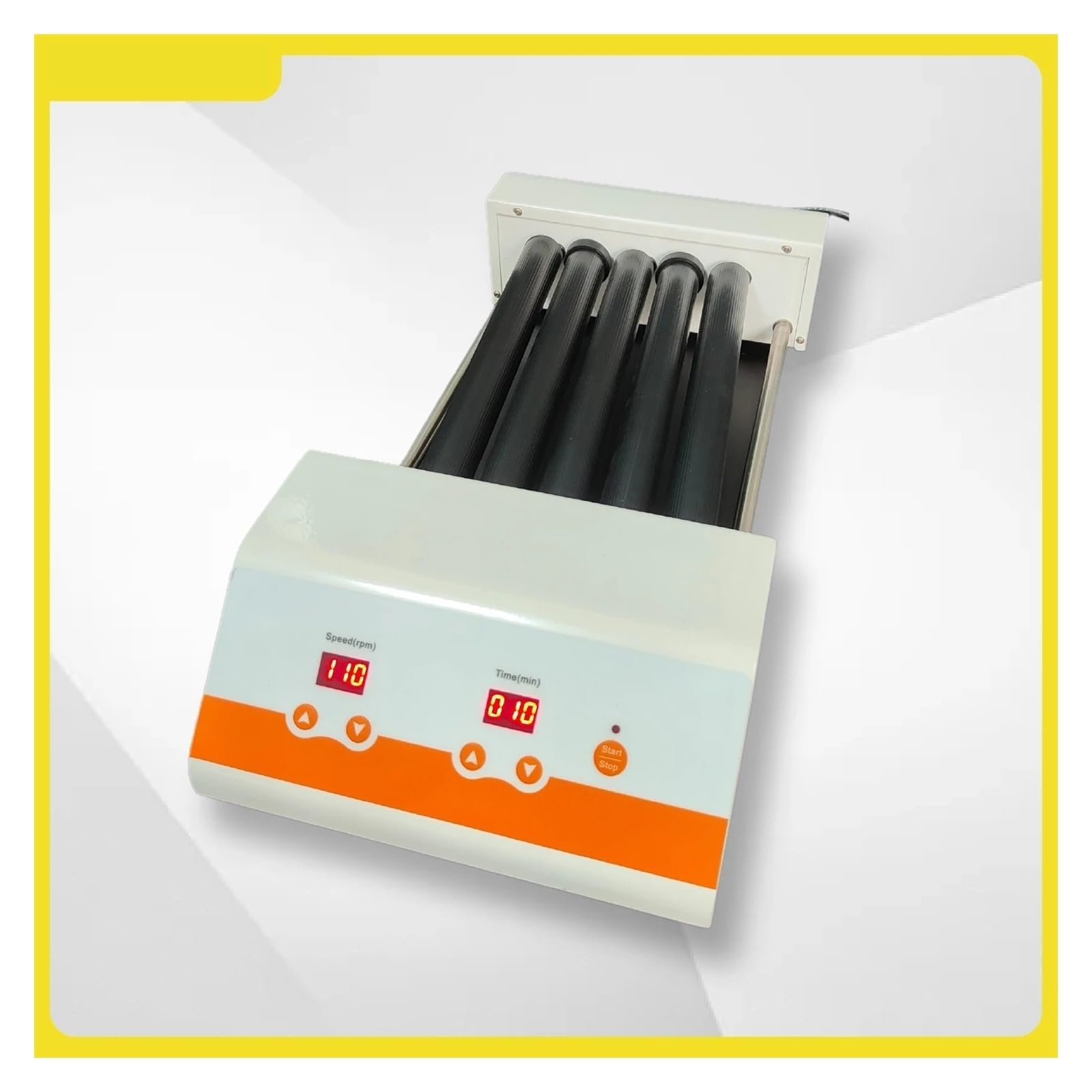 Centrífuga de mesa, Mezclador de rodillos GZ-5T mezclador tubos sangre Digital, rotador múltiples laboratorio, máquina mezcladora muestras velocidad ajustable | QW-GZ-5T