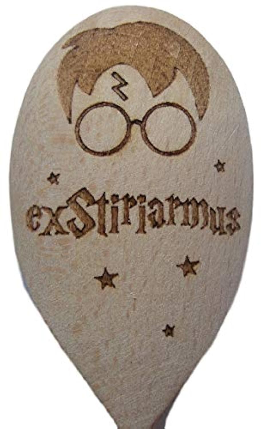 Fastcraft Brown Harry Potter Inspired Wizard Exstiriamus Wooden Baking Spoon Cooking Gift