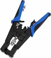 Pinza Crimpatrice A Cricchetto Per Cavi Coassiali RG59, RG58, RG6 - Per Connettori F, BNC, RCA - Foto 9