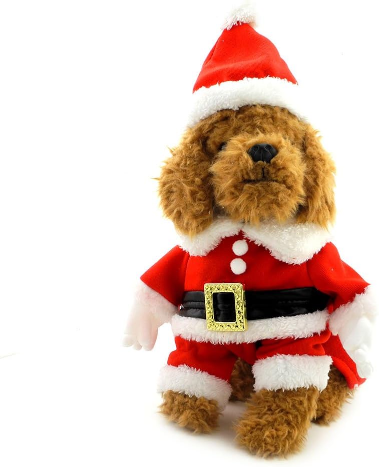 SMALLLEE_LUCKY_STORE XY000148M Small Dog Christmas Santa