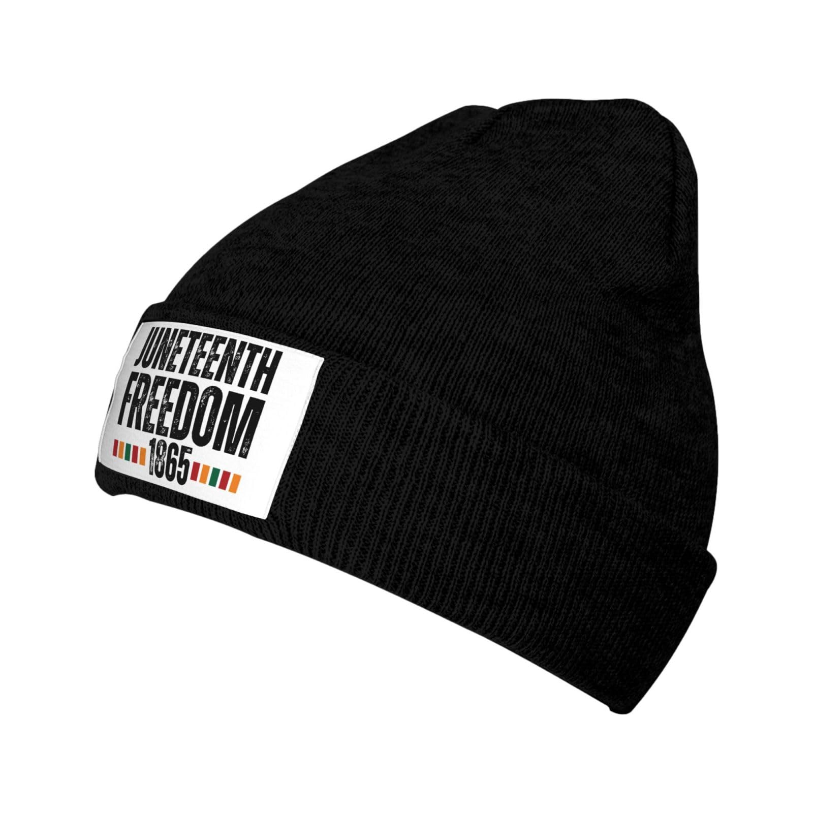 Juneteenth 1865 Freedom Day Hat Juneteenth Cheer Freedom Knited Cap Black