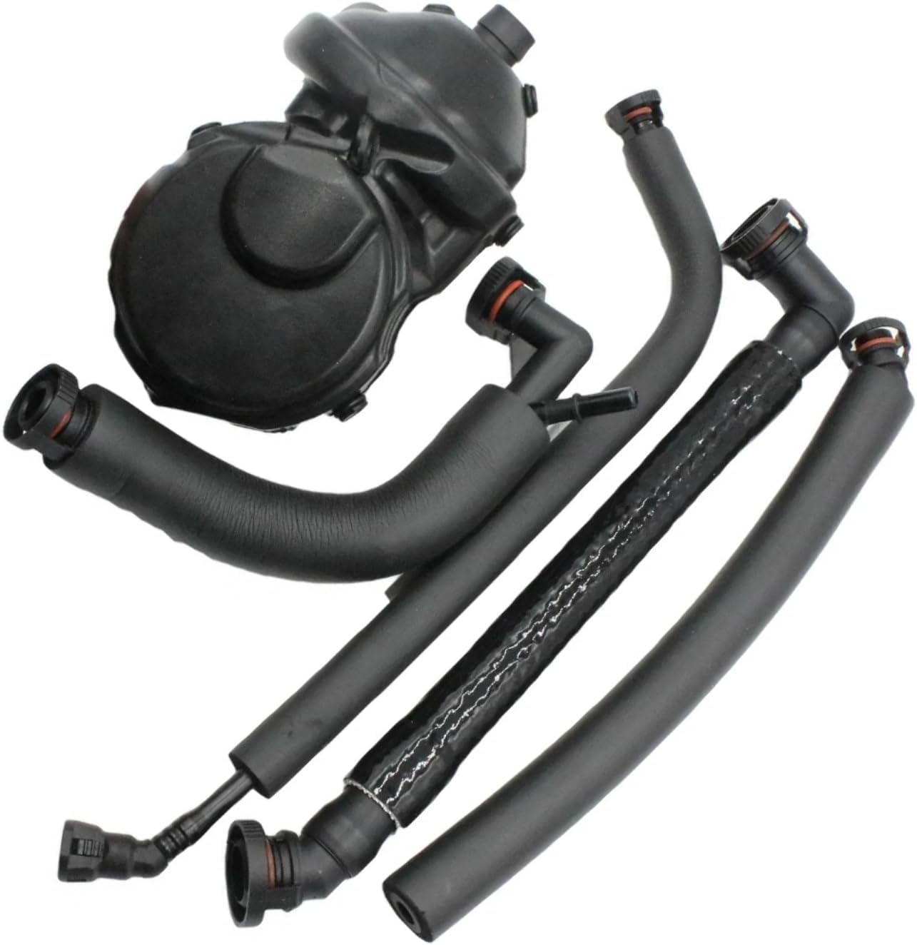 Crankcase Breather Hose Compatible with BMW for 323i 323Ci 328Ci 2000 Car Cold Weather Climate PCV Crankcase Vent Valve Breather Hose Kit Fits Oe:11617504536