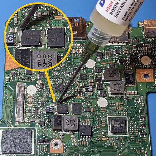 Image of FA241 High Active Soldering Flux for Electronics PCBs and Plumbing. Paste Gel ROM1 in 10g Syringe for Repair and Soldering Printed Circuit Boards and Copper Pipes.