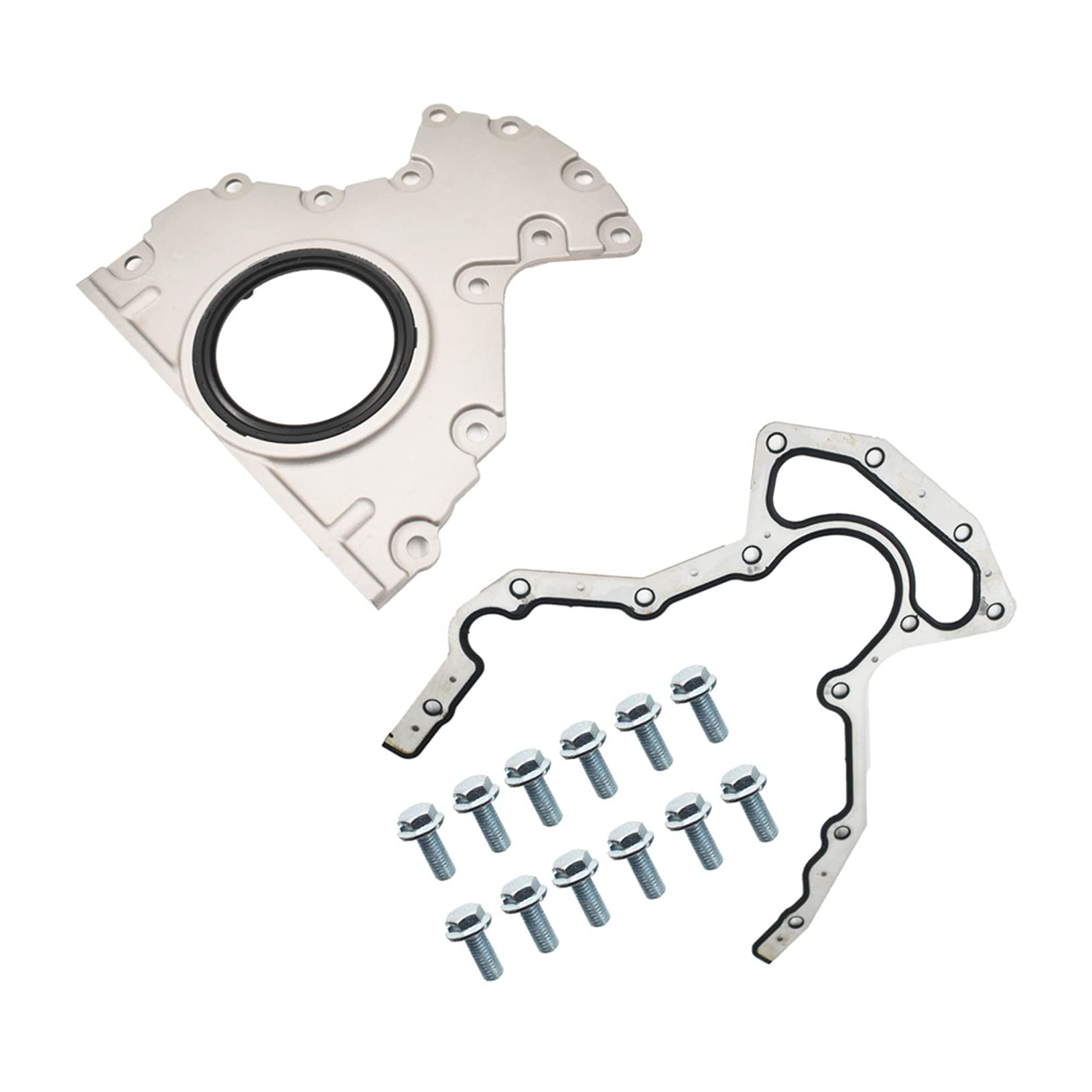 Rear Main Seal Cover Kit W/Gasket Bolts For Chevy Silverado Suburban GMC Sierra Yukon 4.8 5.3 6.0 6.2L 635-518 12633579 12639250 In | Whizz Main - Foto 7