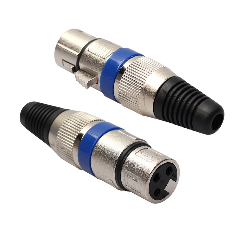 Lіmіtеd Dіѕсоunt VizGiz 4 Pack XLR Plugs Male and Female Microphone Plug Cable Adapter 3Pin MIC Jack Connector Audio DMX Mixer Equipment Socket Repair Replacement Crаzу Clеаrаnсе VizGiz 4 Pack XLR Plugs Male and Female Microphone Plug Cable Adapter 3Pin MIC Jack Connector Audio DMX Mixer Equipment Socket Repair Replacement