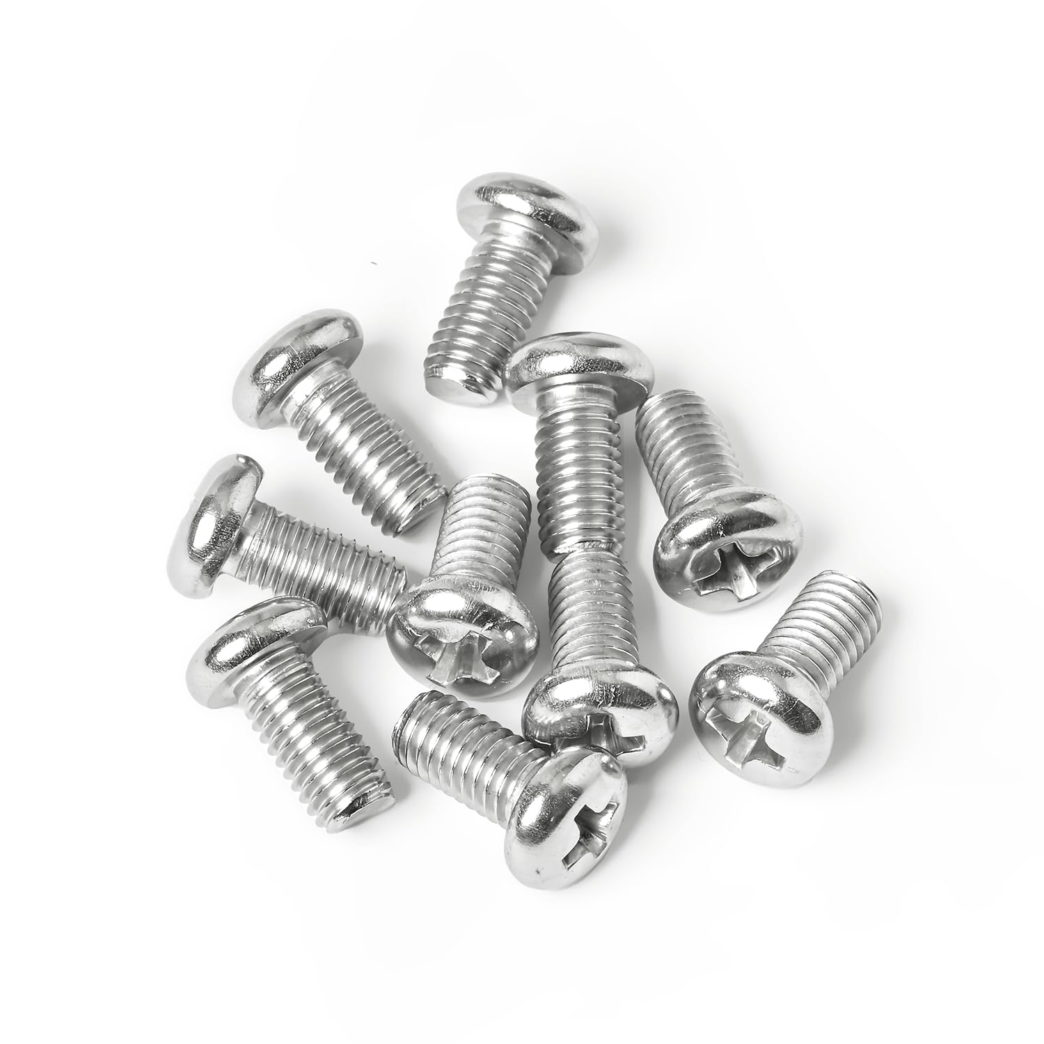 M4 Stainless Steel Machine Screws - 30 Pack -4