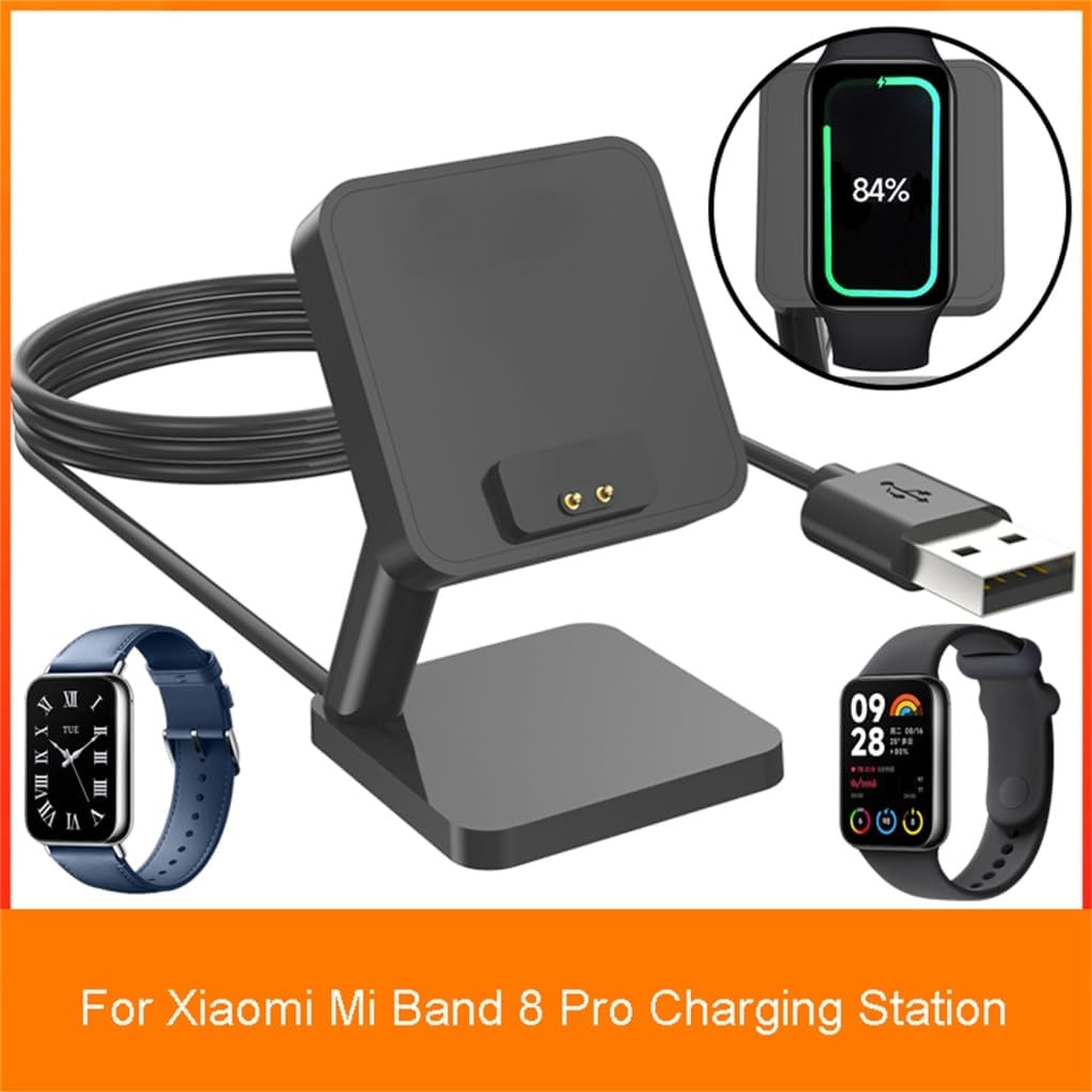 Power Adapter Suitable for MiBand 8 USB Fast Charging Cable Dock Bracket Smartwatch Holder Station