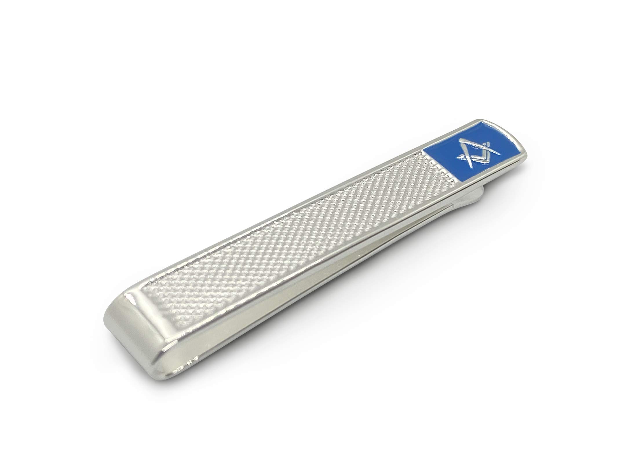 Masonic Freimaurer Krawattennadel aus Sterlingsilber Gr. Einheitsgröße, In transparenter Verpackung.