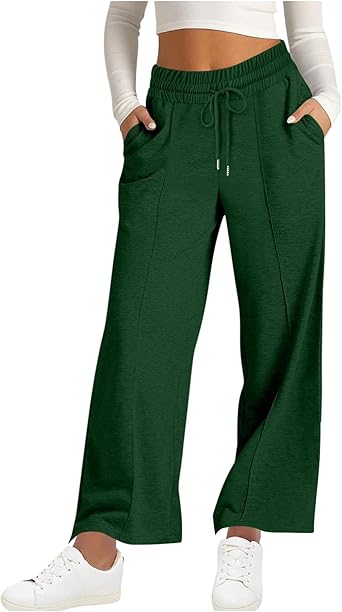 Wide Leg Sweatpants Women High Waisted Baggy Joggers Loose Fit Athletic Sweatpants Soft Lightweight Joggers 2025