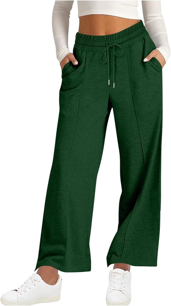 Wide Leg Sweatpants Women High Waisted Baggy Joggers Loose Fit Athletic Sweatpants Soft Lightweight Joggers 2025