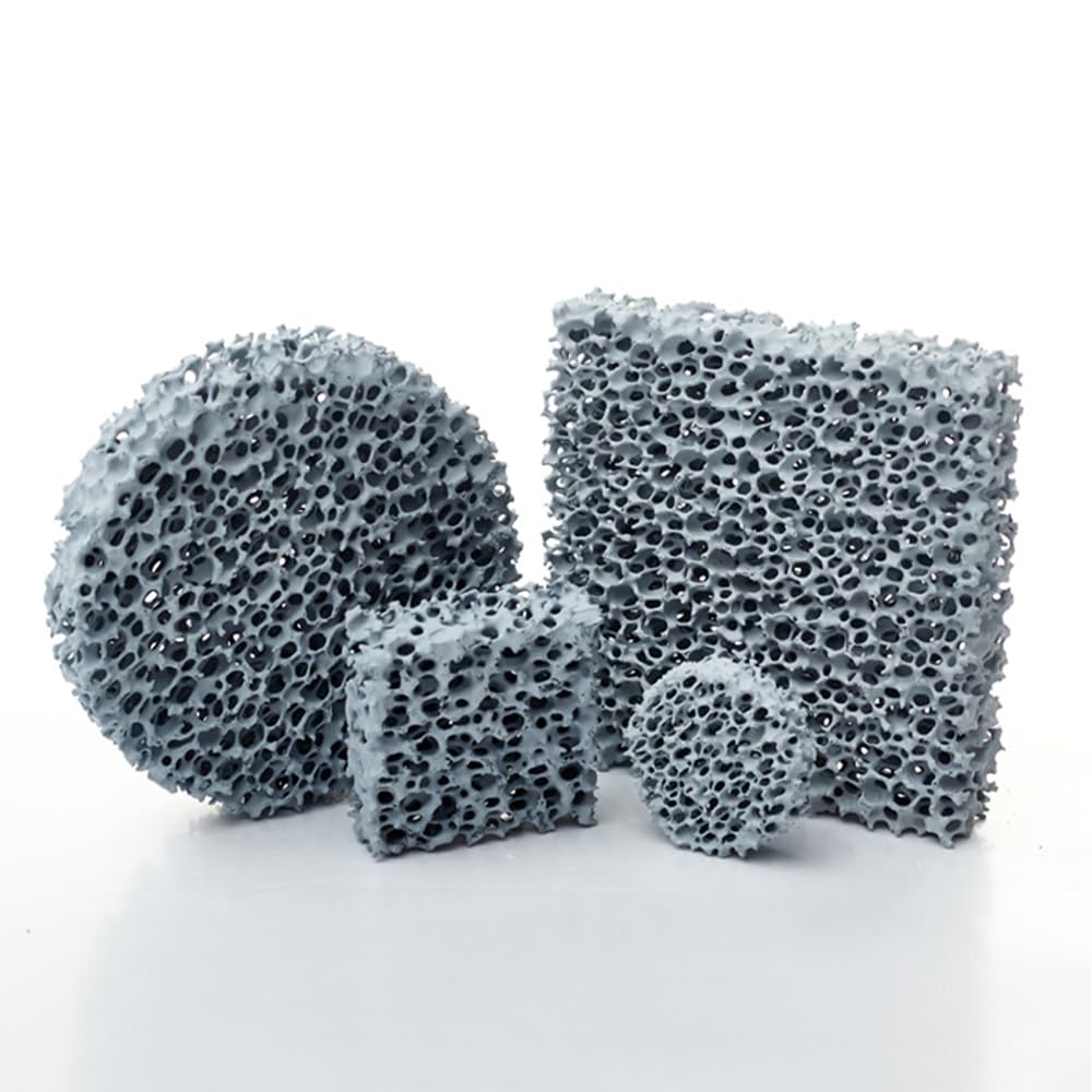 Wysokotemperaturowy filtr ceramiczny z pianki cyrkonowej - porowata pianka z węglika krzemu dla metalurgii 1 szt.(50mmx50mmx12mm)
