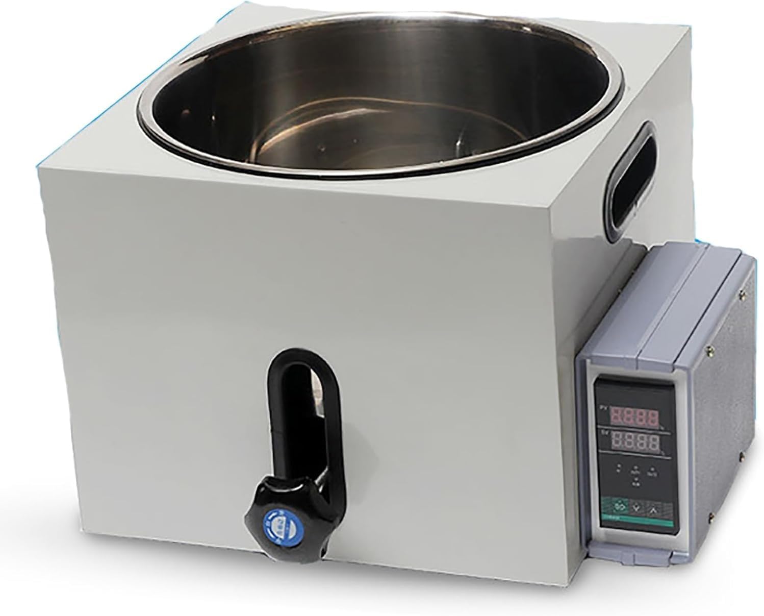 Digital Water Bath, 5L Lab Water Bath, Lift Type Digital Heating Devices, Stainless Steel Liner Thermostatic Heater Equipment, LED Display, Precise Temperature Control, for La