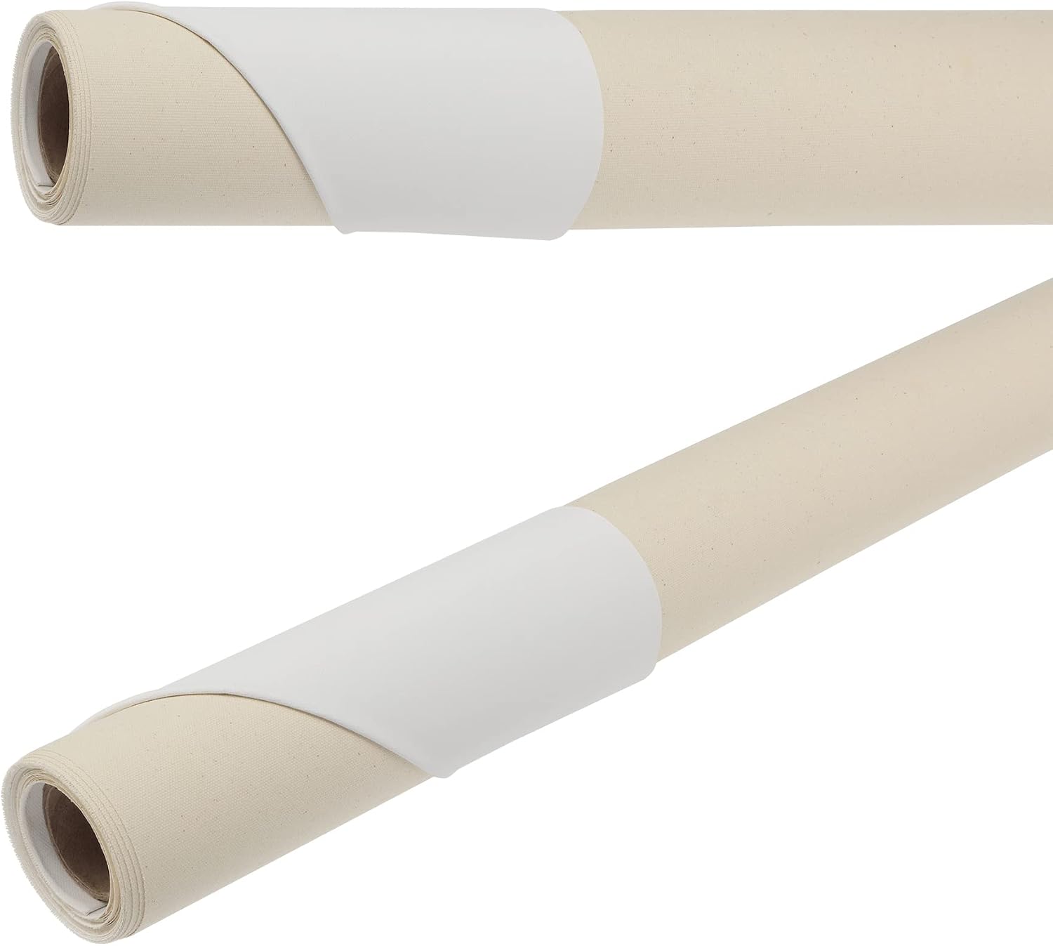 Creative Mark Universal Primed Cotton Canvas Rolls - All-Media Primed Cotton Canvas Rolls with Medium Tooth & Uniform Appearance - [2 Pack - 54"]