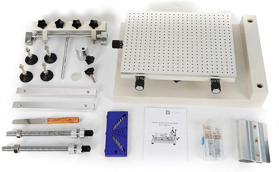 3040 Solder Paste Printer,SMT Screen PCB Stencil Printer Manual Stencil Printe Solder Paste Printer Adjustable Height Printer for Packaging Advertising Printing Size 250X400mm
