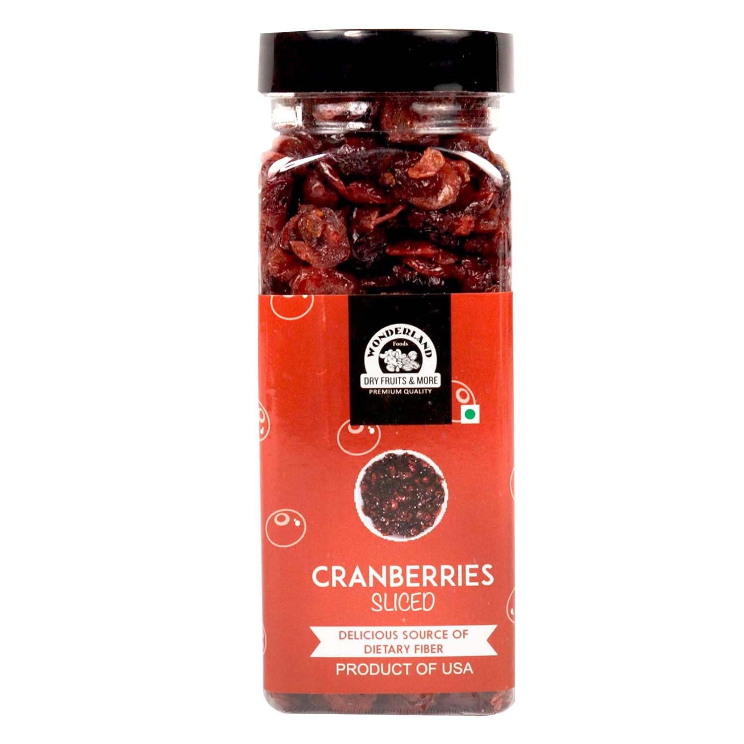Wonderland Foods Premium Californian Dried And Sliced Cranberry Cranberries 200g Jar | High Antioxidants, Dietary Fiber | Healthy Treats | No Added Sugar (B08V56Y6C1) Amazon Price History, Amazon Price Tracker