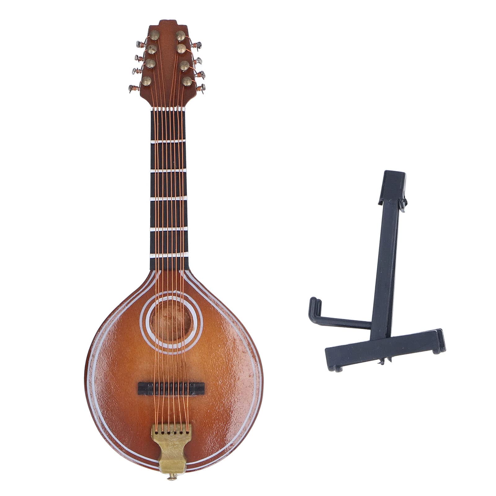 Mini-Mandoline-Instrument, 8-saitiges massives Mini-Mandoline-Universalmodell mit gepolstertem Griff