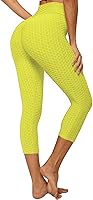 Vista 120 de SEASUM - Pantalones de yoga de cintura alta para mujer, con control de abdomen y realce de glúteos, leggings favorecedores para entrenar y correr