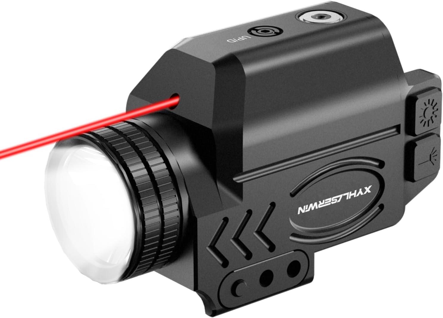 Rechargeable 1000 Lumens Red Laser Light Combo for
