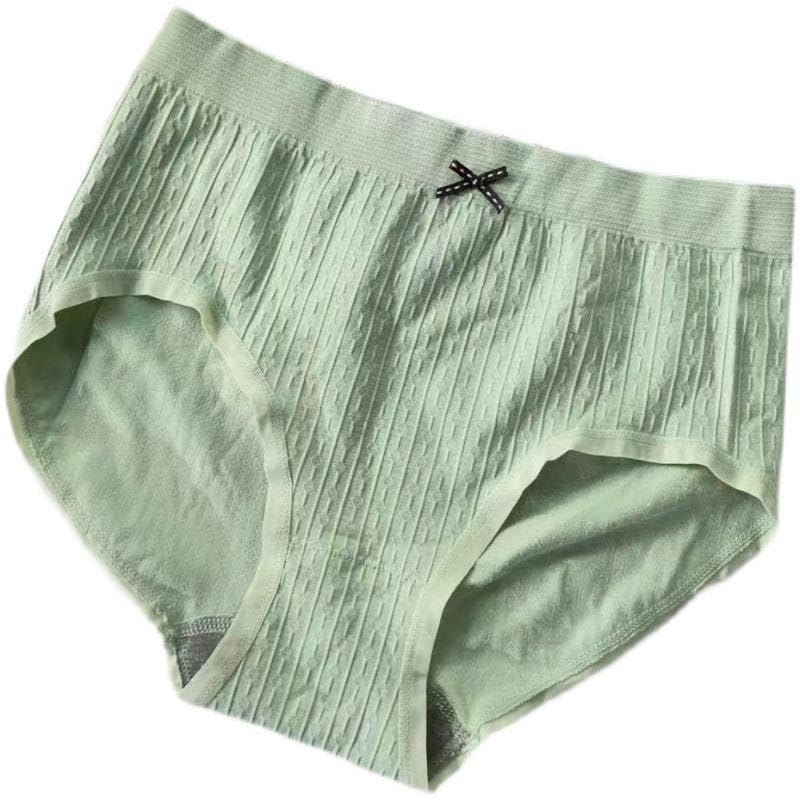 Womenn Cotton Ribbed Panty | Low Waist Seamless Underwear with Bow | Soft Stretchable Stylish Lingerie for Girls | Comfortable Innerwear for Womenn Set – 5-picture-44