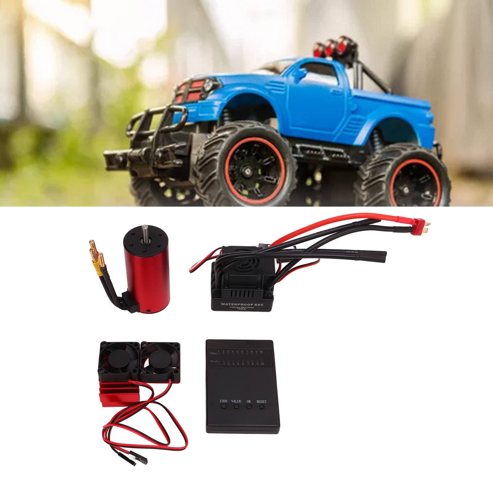 Juego de Motor sin Escobillas RC 2150KV con 120A ESC