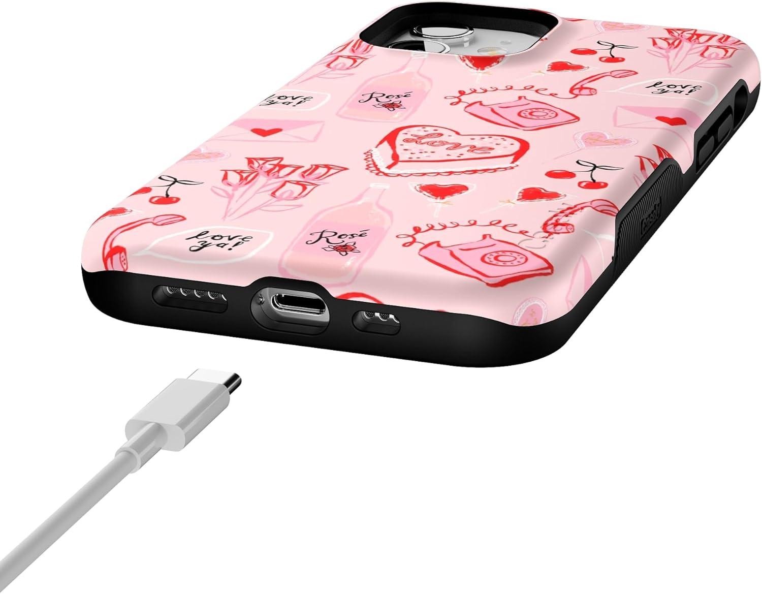 Casely iPhone 12/12 Pro Case | That's Amore | Valentine's | Bold Protective Design | Compatible with MagSafe
