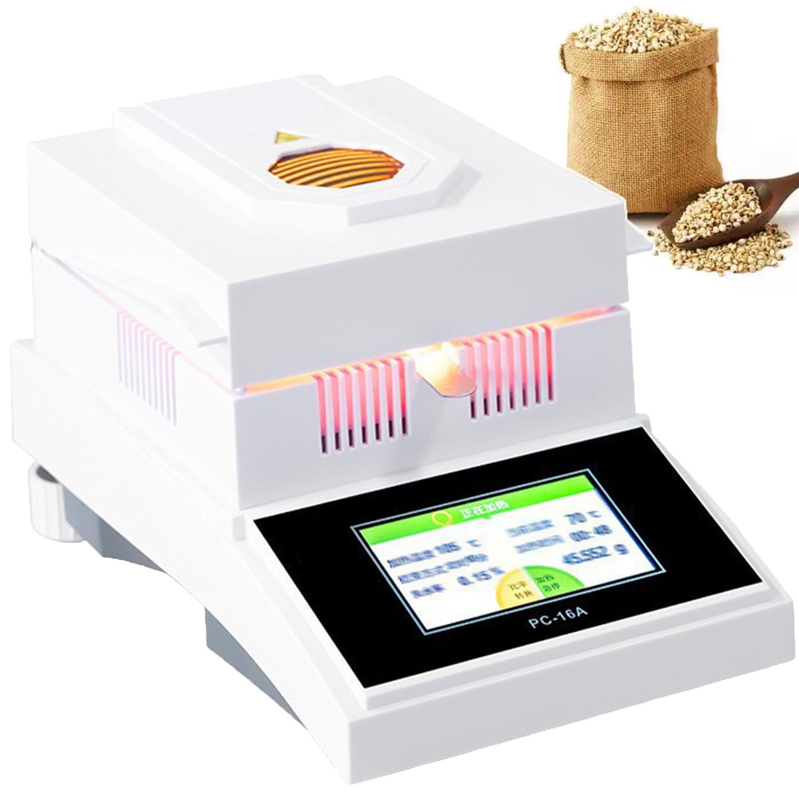 ylpddmm Lab Halogen Moisture Analyzer,0.001g/0.002g/0.005g 100g/2mg