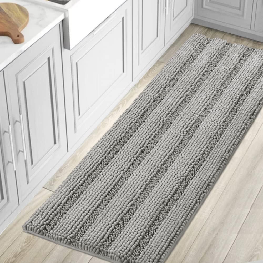 H.VERSAILTEX Bathroom Rugs Bath Mat Runner Rug Non Slip