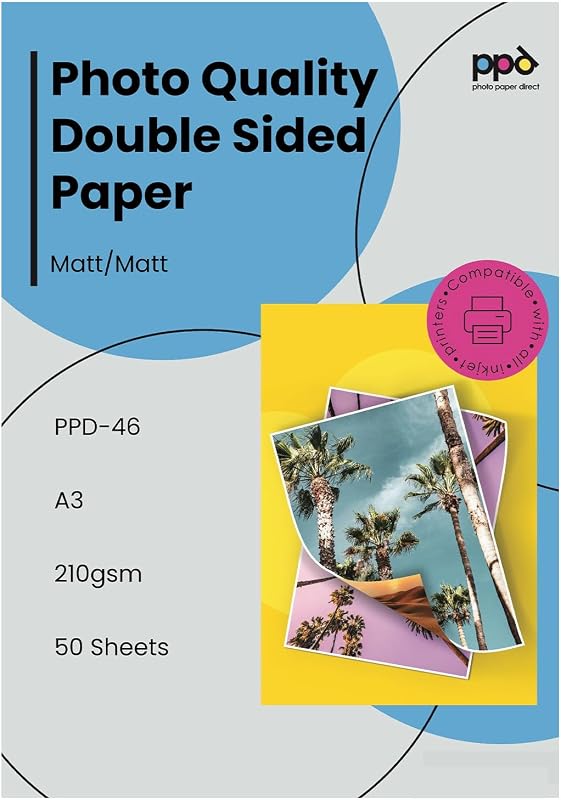 PPD Inkjet Fényes Mágneses Fotópapír A4 - 5 lapos csomag - Hűtőre, fémfelületekre rögzíthető - Fehér, 80g - Tintasugaras nyomtatókhoz