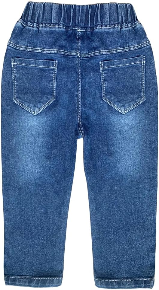 Peacolate 2-10Years Little Big Girl Spring Autumn Fall Trousers Pants Denim Jeans - Image 3