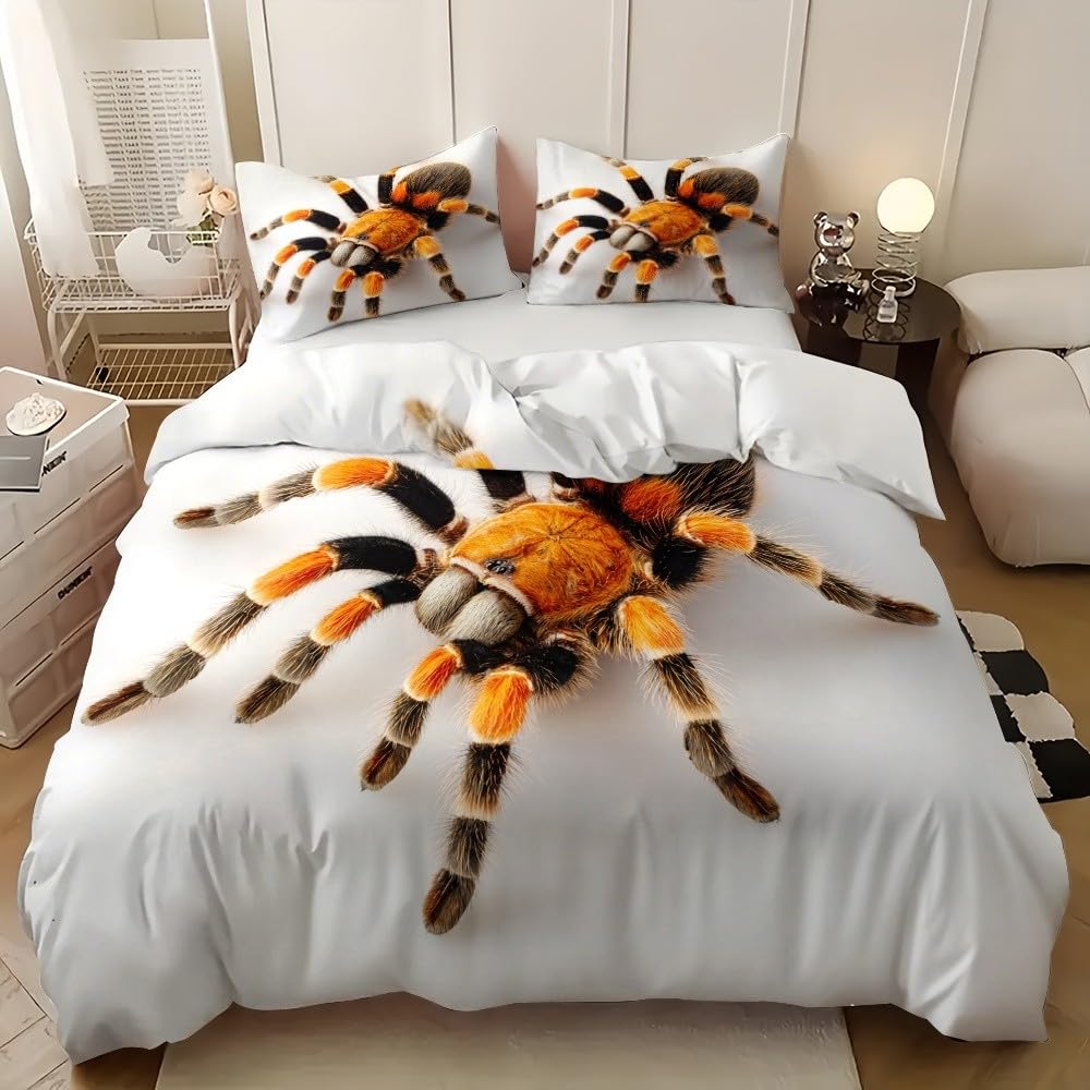 Parure de lit hypoallergénique araignée 260x240 pour protéger la peau sensible des adultes