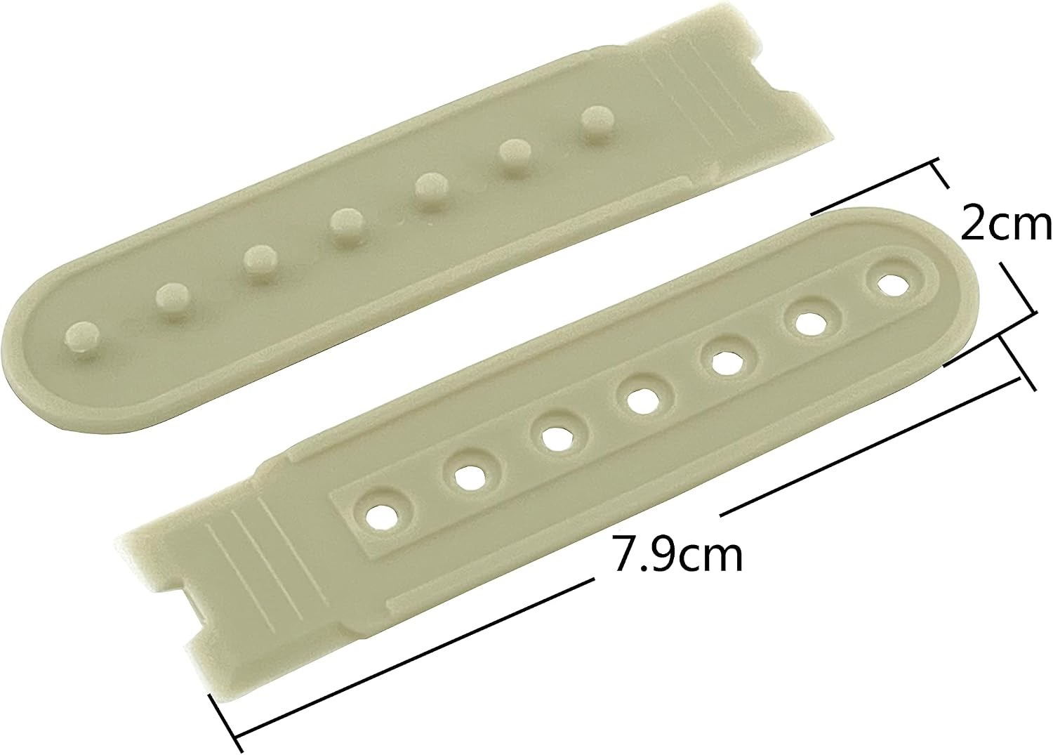 10 Pairs Plastic Snapback Strap with 7 Holes Hats Caps Replacement Fasteners Buckle Extender Repair