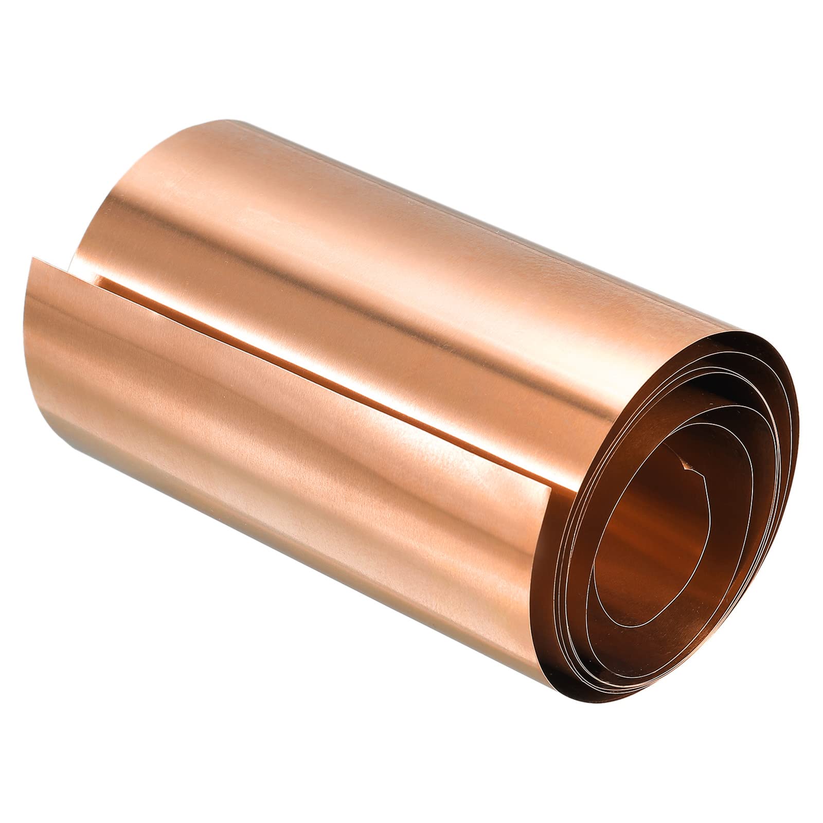 uxcell Copper Sheet Roll, 2000mm x 100mm x 0.02mm 99.9% Pure Copper Strip Metal Foil Plate for Electrical DIY Projects-image-29