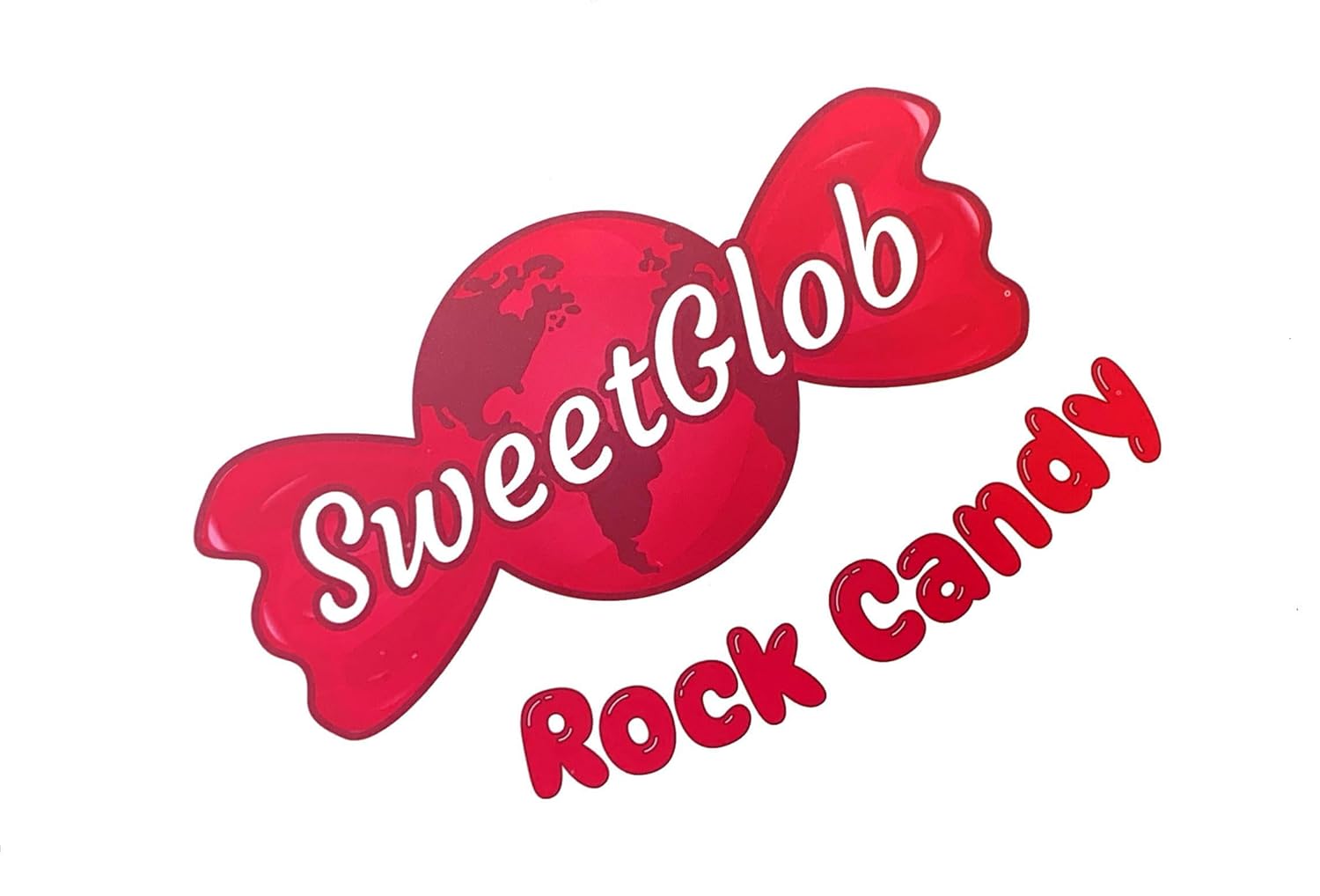 SweetGlob Old Fashioned Rock Candy Crystals on Strings (Clear White, 2 Pound)