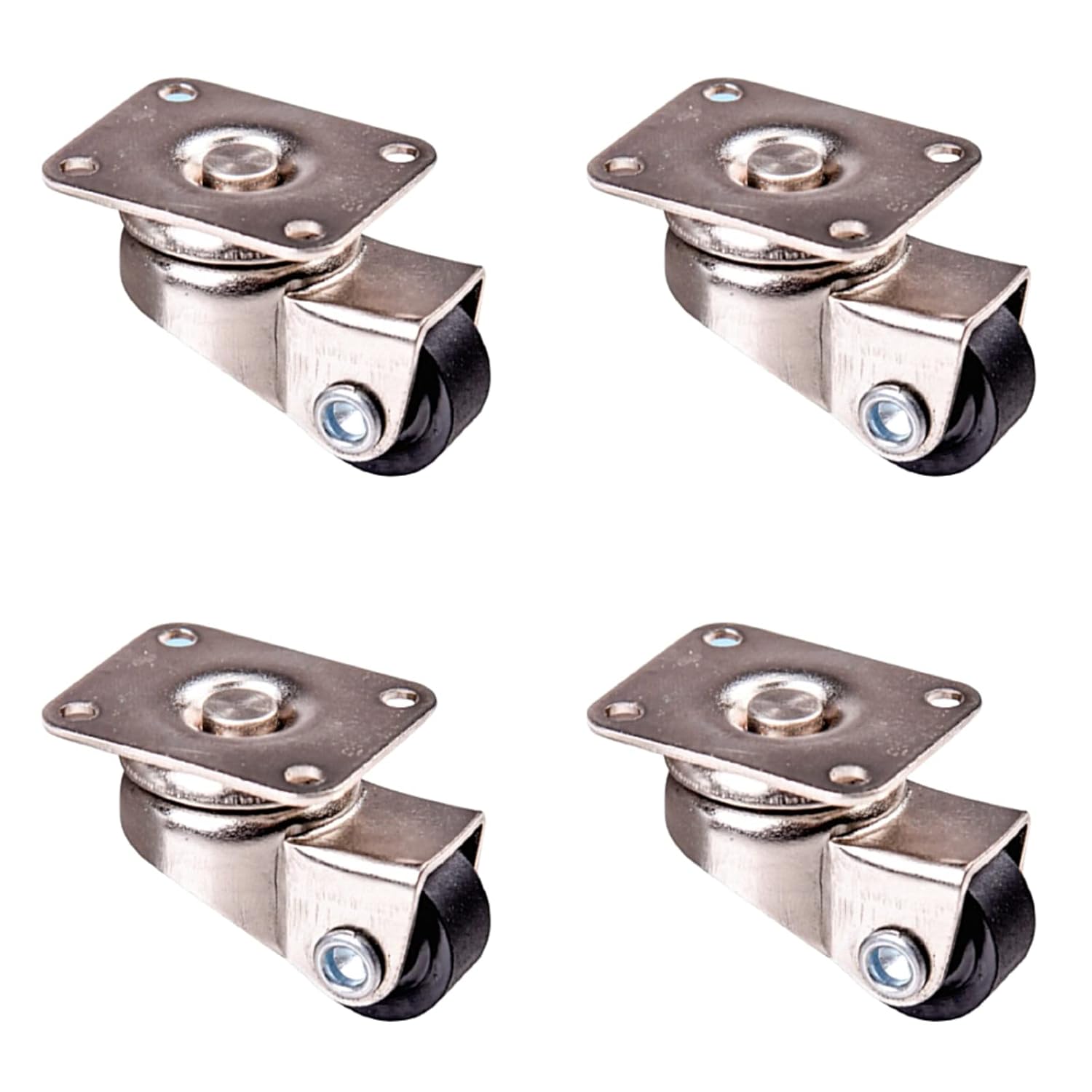 Heavy duty small Caster Wheels for Furniture with soft Swivel Revolving
